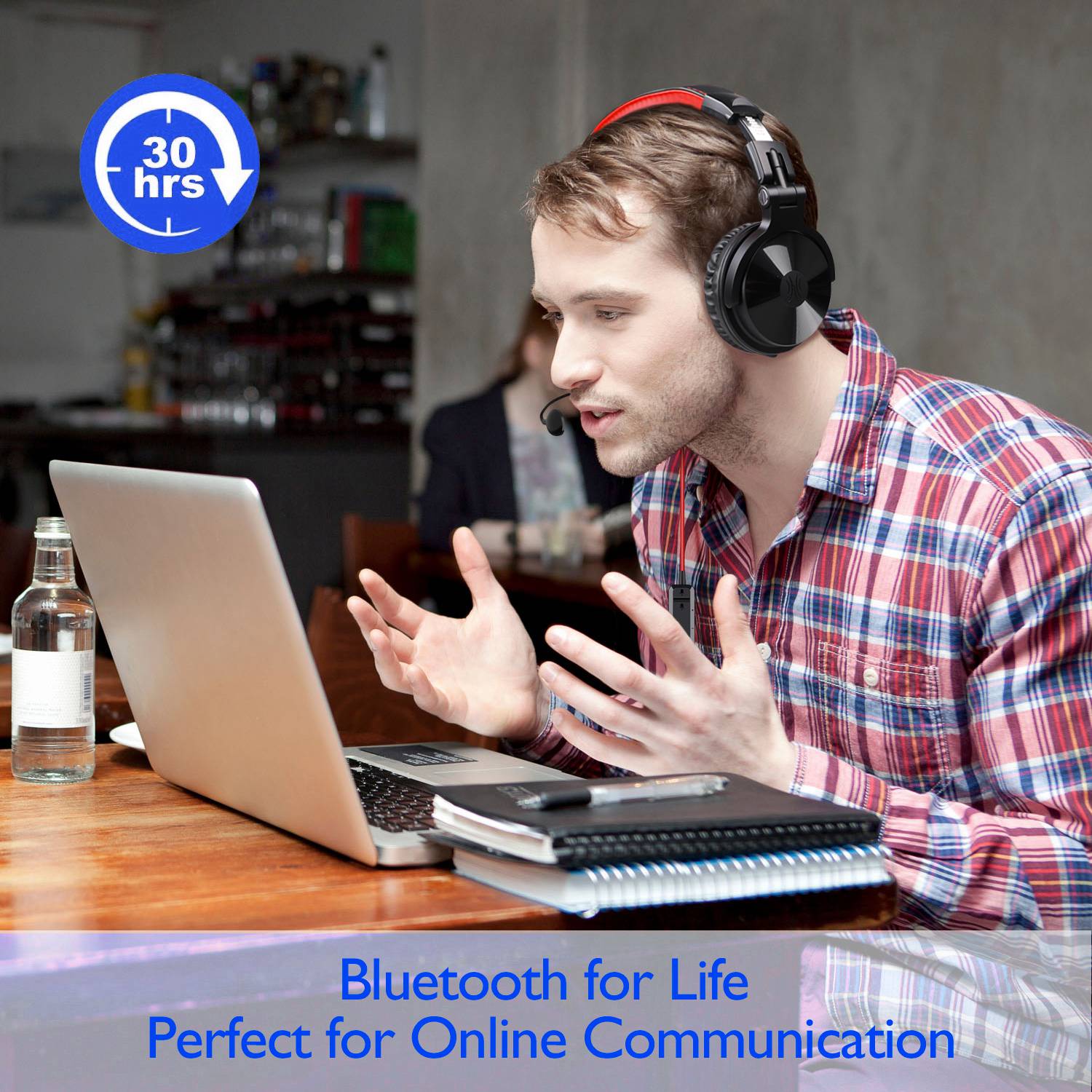 ONEODIO Pro-M Over Ear Wired and Wireless Headphone Stereo Sound No Delay PC Gaming Music Bluetooth Headset with Microphone ONEODIO Pro-M Over Ear Wired and Wireless Headphone Stereo Sound No Delay PC Gaming Music Bluetooth Headset with Microphone